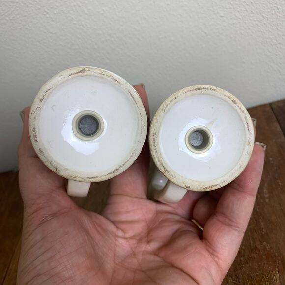 Vintage ceramic coffee pot pitcher gold accent‎ Alabama Salt & Pepper Shakers - Picture 6 of 6